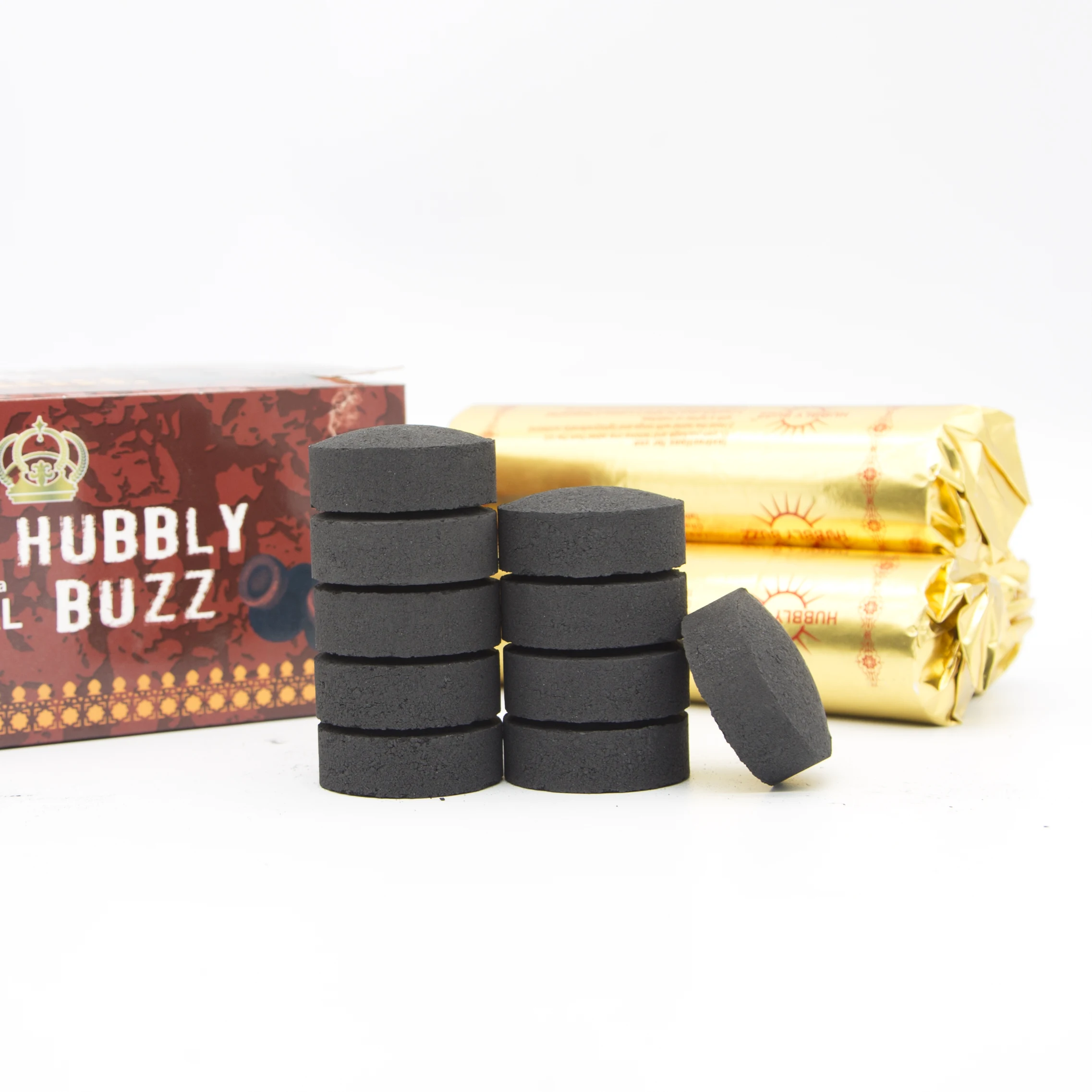 Bakhoor Hookah Mubkhara Loban Charcoal Smokeless odorless Tasteless Fast Burning Flammable Arabic Shisha Round Charcoal Coconut