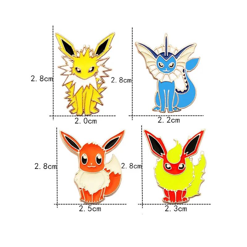 Мультяшный аниме сладкие воспоминания детства Покемон маленький дракон капающая брошь значок на воротник