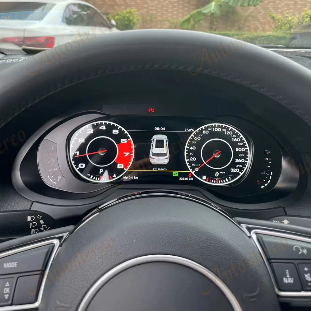 Digital Cluster Virtual Cockpit For Audi S4 S5 A4 2009-2016 Car Multimedia Player Dashboard Speed Meter Screen Car Head Unit