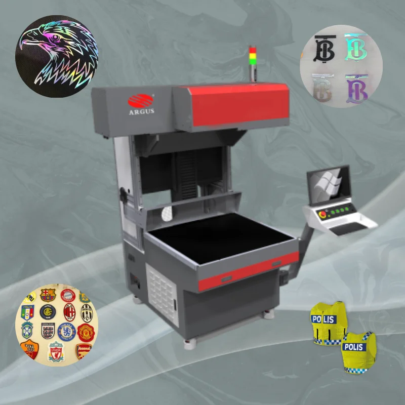 ARGUS SCM2000 Heat Transfer Film Vinyl PU Material Custom Lettering Film Laser Cutting Machine CO2 Laser Marking Tpu