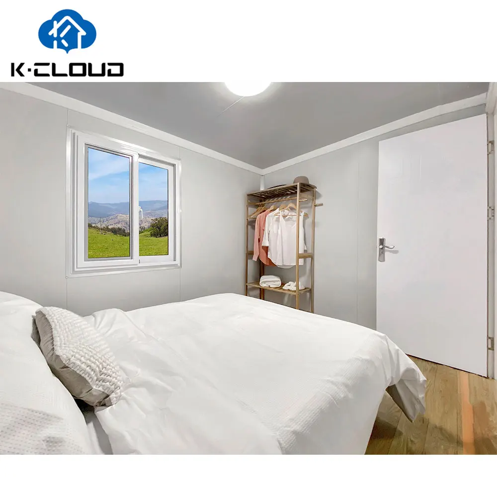 Easy Folding 40 Ft 20 Ft Prefab Container Expandable House Insulated Mobile Prefabricated Home 3 Bedroom With Kitchen