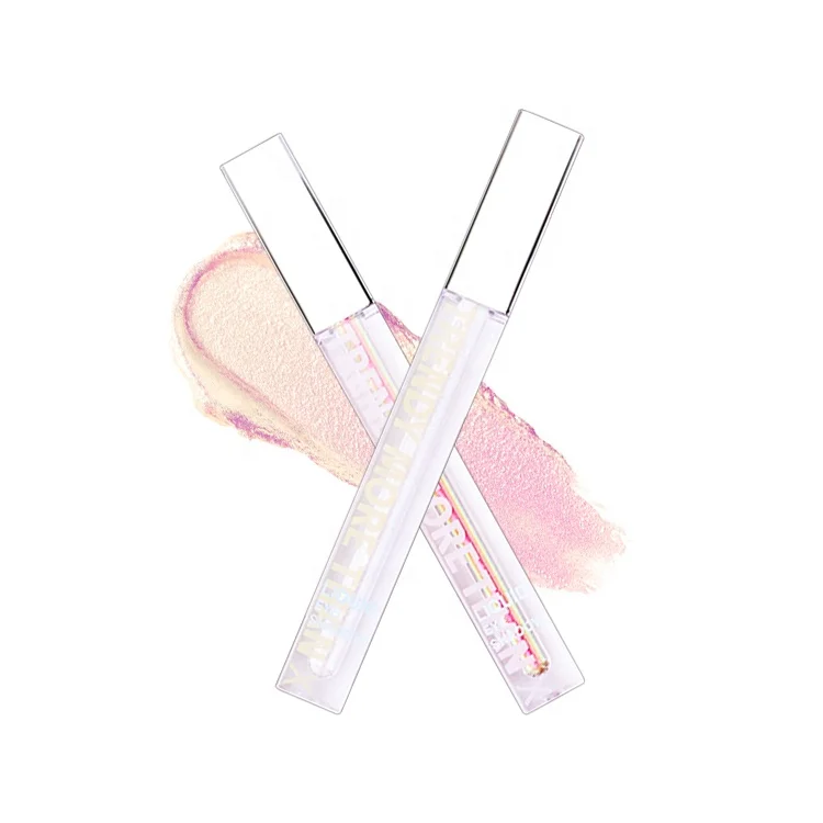 Custom single diamond eyeshadow makeup private label waterproof glitter chameleon liquid glitter eyeshadow easy to wear