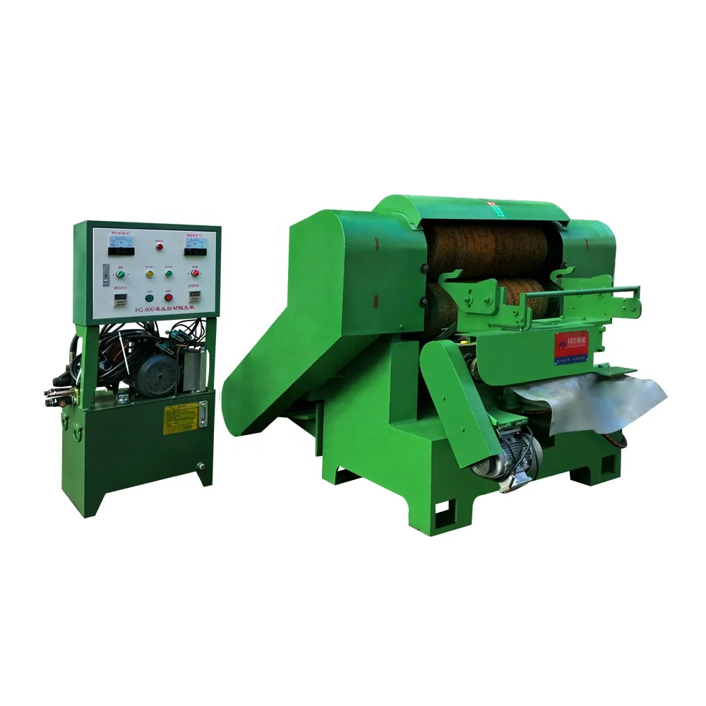 
PG-600 Hydraulic automatic double-side buffing machine polishing machine stainless knife buffing machine 