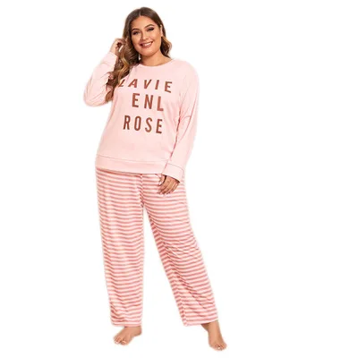 2021 горячая Распродажа с длинным рукавом милые свободные большие размеры удобная домашняя одежда для женщин