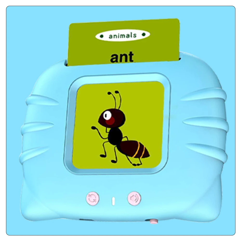 Smart Sensory Animals Puzzle Bilingual Montessori Preschool Early Education Machine Custom Cognitive 2 In 1 Reader Flash Cards