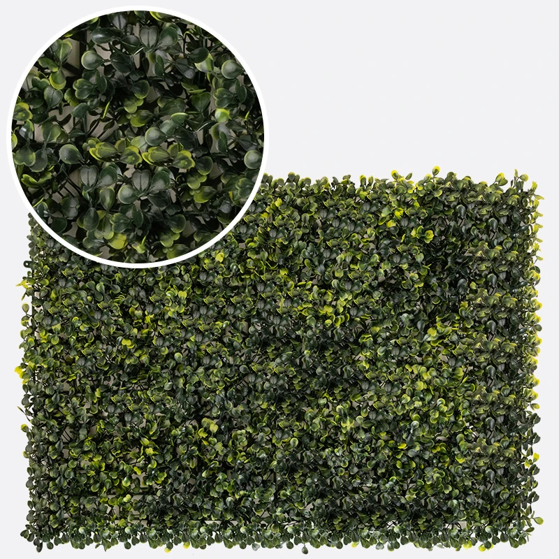 Decorative artificial hedge fence Landscape artificial plants  vertical green wall