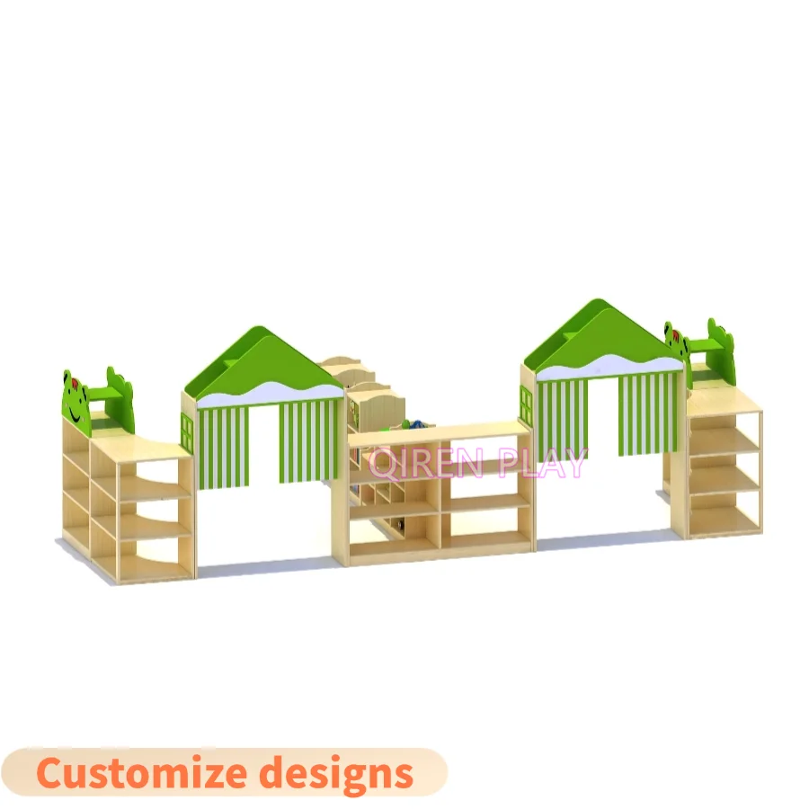 Factory Sales Preschool Classroom Furniture Set Wooden Kids Furniture Wooden for Kindergarten