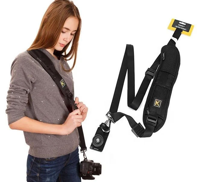 Camera Strap K-Word Fast Camera Shoulder Strap Rapid Carry Speed Sling Single Belt for SLR DSLR Canon Nikon Sony Pentax