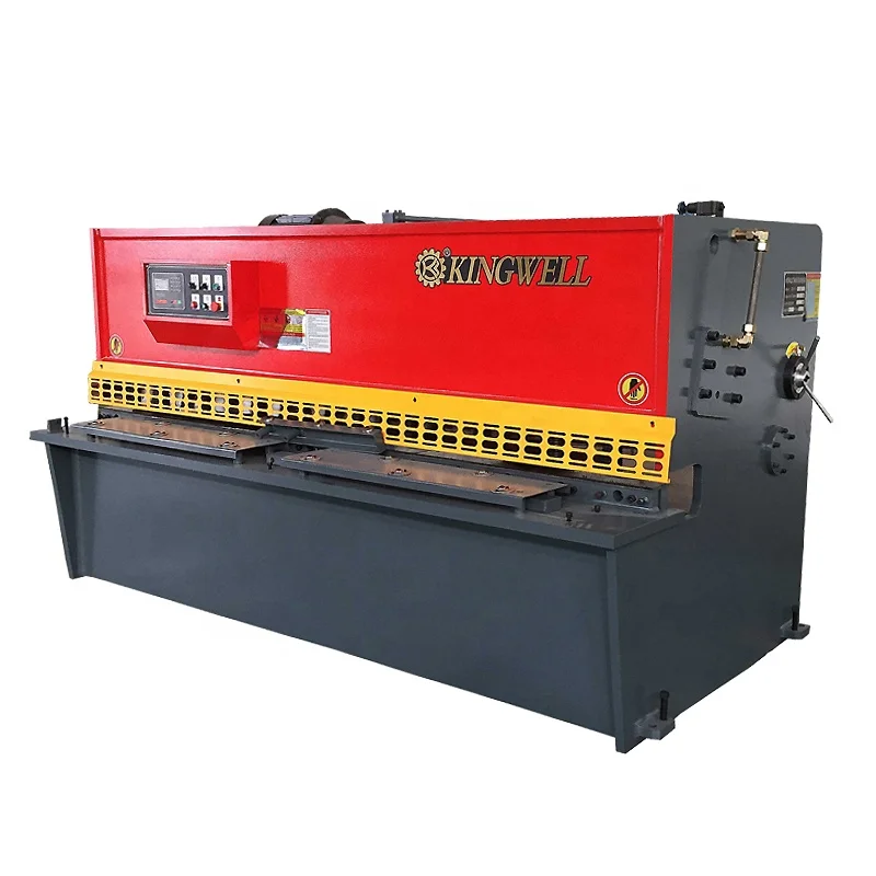 QC12K-6x2500 Hydraulic Shearing Machine Guillotine Steel Cutter Types Of Shearing Machine