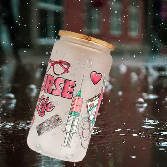 Горячая распродажа, 16 унций, очки, ультрафиолетовая пленка, пленка, стикер для холодной передачи, обертка, УФ-ТФ, наклейка для переноса