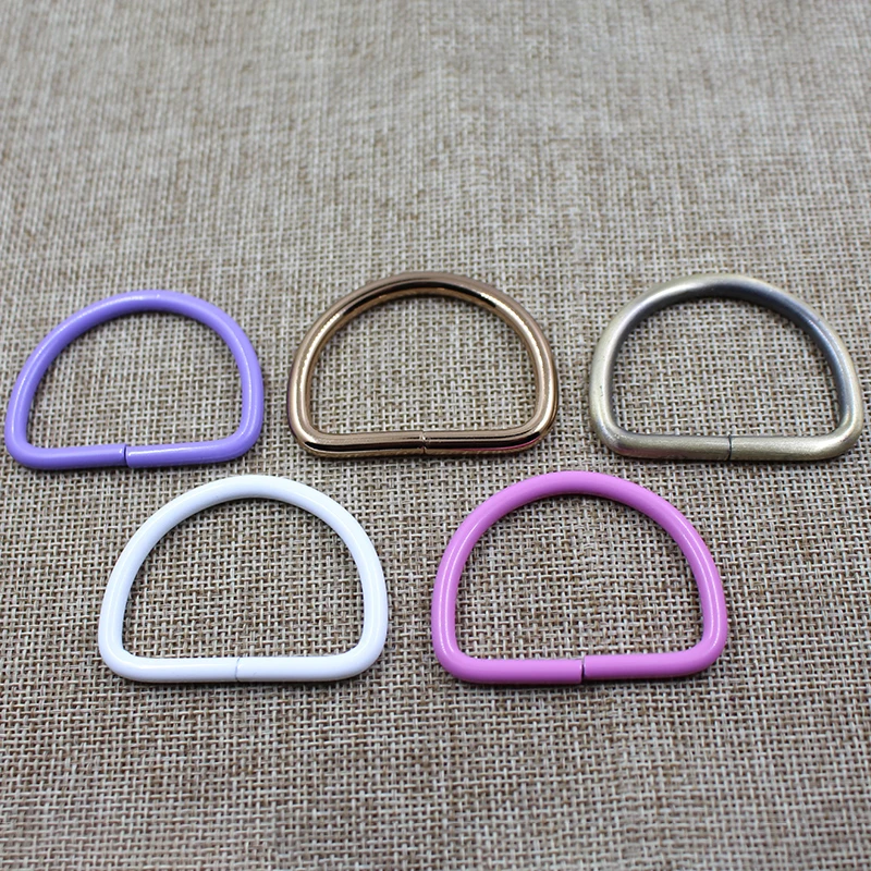 High quality hot sale custom metal d ring belt buckle for bag strap