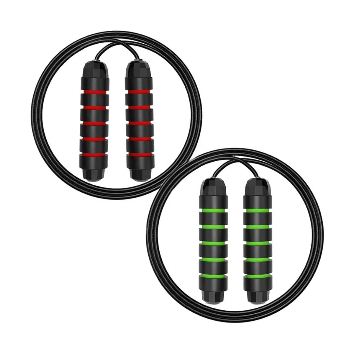 Высококачественная веревка для фитнеса, утяжеленная ручка из ПВХ, регулируемая скорость, скакалка, скакалка