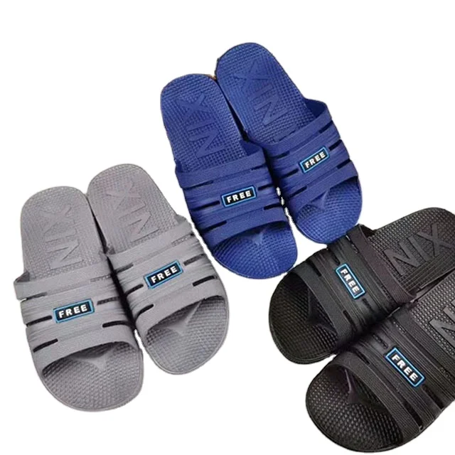 Wholesale Slip Resistant PVC Home Slippers Good Quality Teenager Students Non-slip Hot Sale Shoes For Men