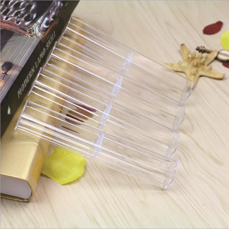 Custom acrylic plastic pen case Acrylic plastic ballpoint pen case cheap practical plastic pencil case