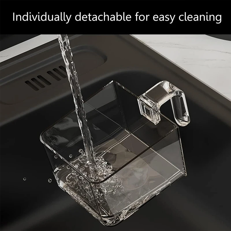 Wall Mounted Seasoning Box Salt Paper Spice Rack Jar Sugar Bowl Spice Box Organizer Kitchen Spice Organizer