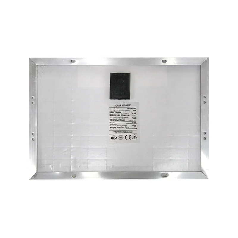 (Hot Sale) Solar Cell Panel 18V 10W Crystalline Silicon Cells Glass Solar Panels 18V 10W