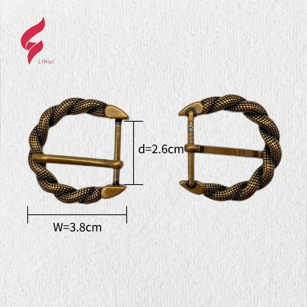 Lihui hardware Wholesale Manufacturers Custom snake shape Logo Women Man 3d Bulk Belt Buckle For Man