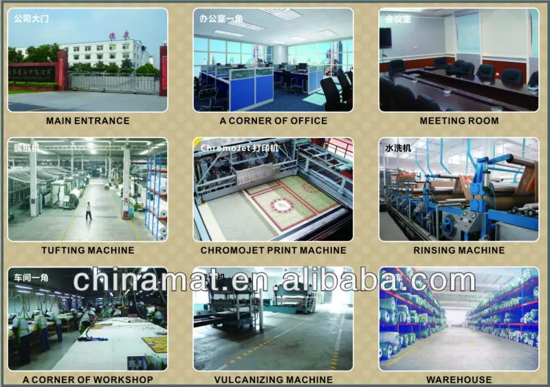 Custom Design Anti-slip Mat Water Absorbing Mats for Bathroom