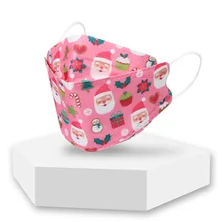 2021 Multiple Styles Halloween Masks 3D Printing Breathable Disposable Children Adult  Christmas Fish Mouth Face Mask