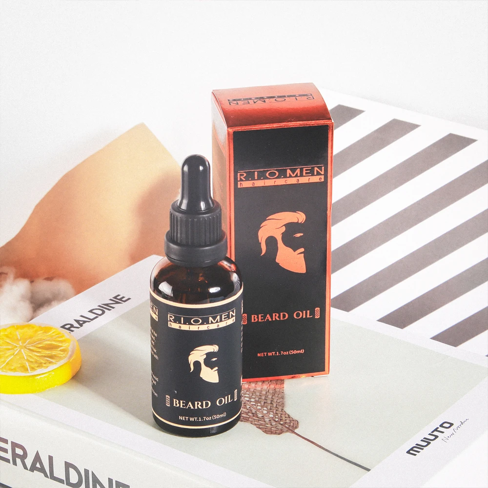  Private Label Custom OEM Dropshipping Natural Organic Vegan Men Gift Set Beard Growth Oil And Balm