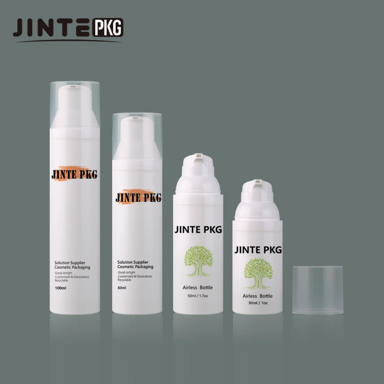 30ml PP Airless Pump Bottle For Medical Cosmetic Packaging Face Wash