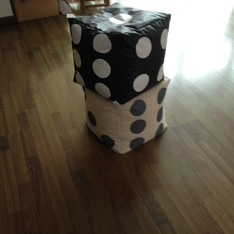 JHJY AL8989465 price negotiation Custom luxury dice bean bags outdoor cushion