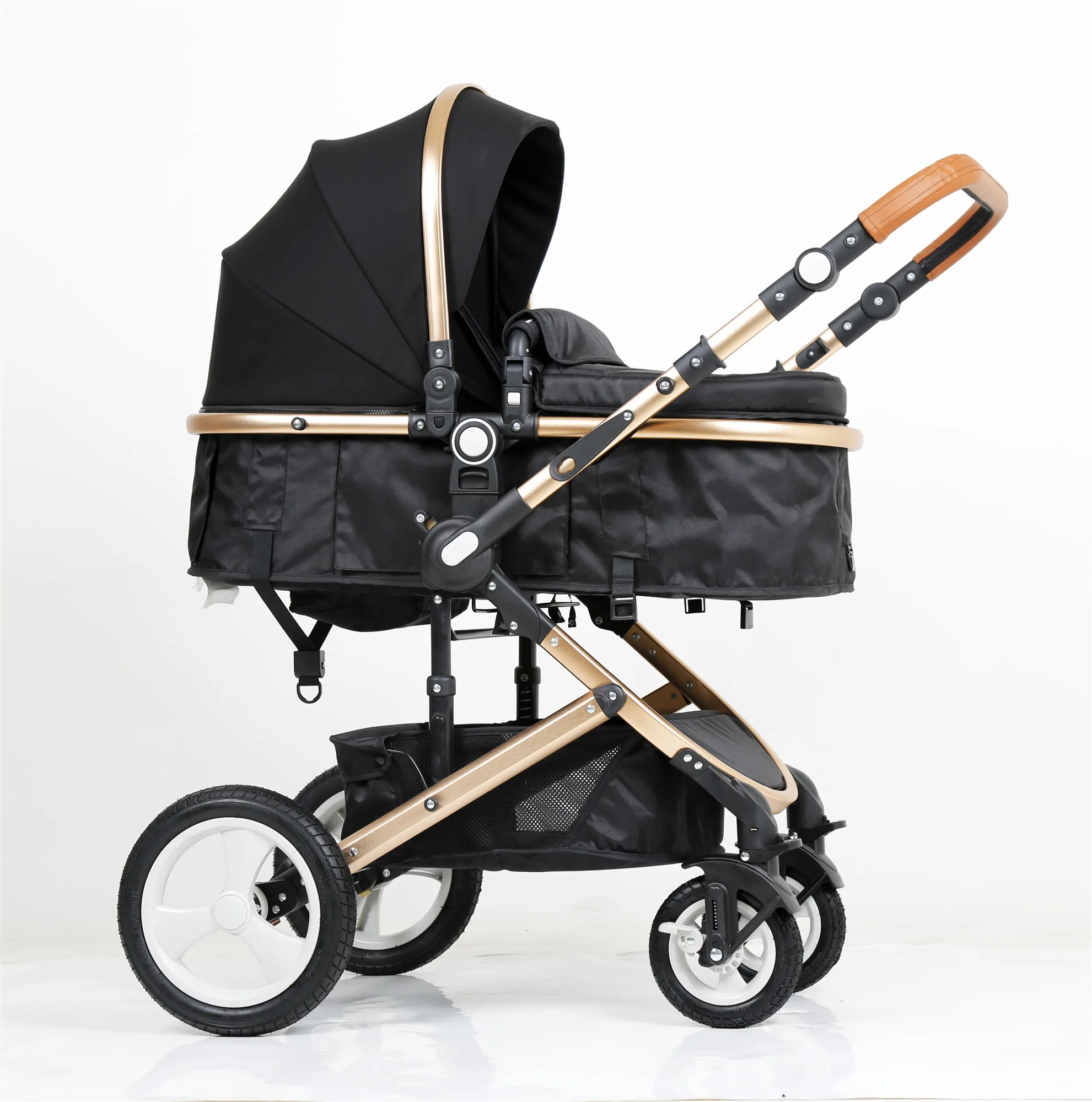 0-3 years baby stroller mama love Luxury baby stroller two direction baby stroller 3 in 1