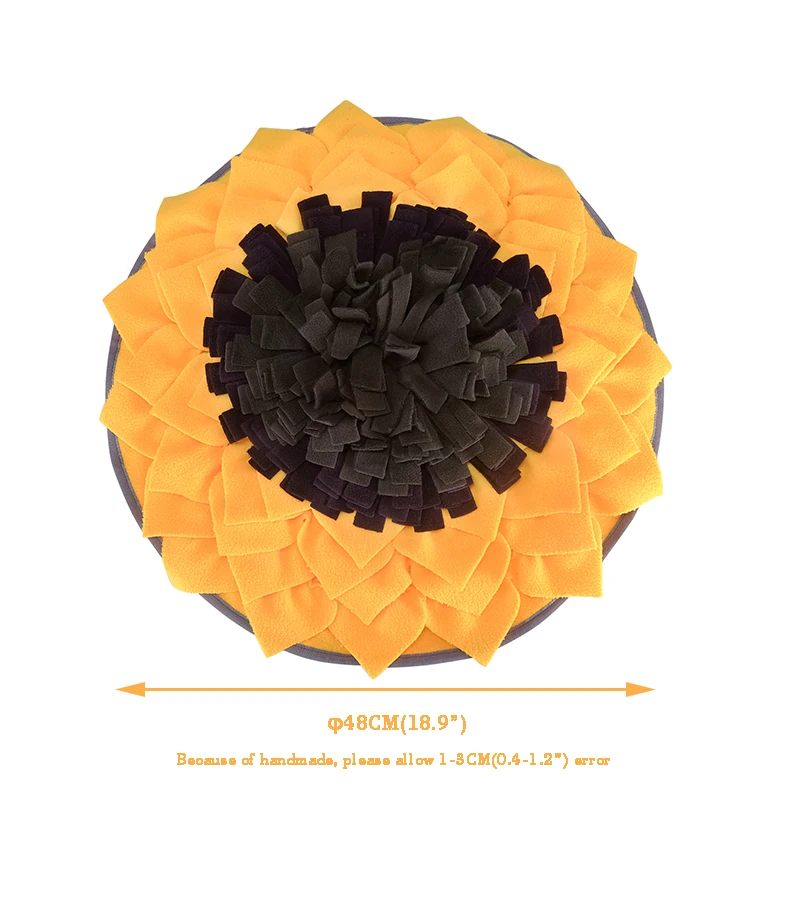 Snuffle Mat Puzzle Toys Feeding Pad Sunflower Sniffing Training Bowl for Pets interactive toy physical activity