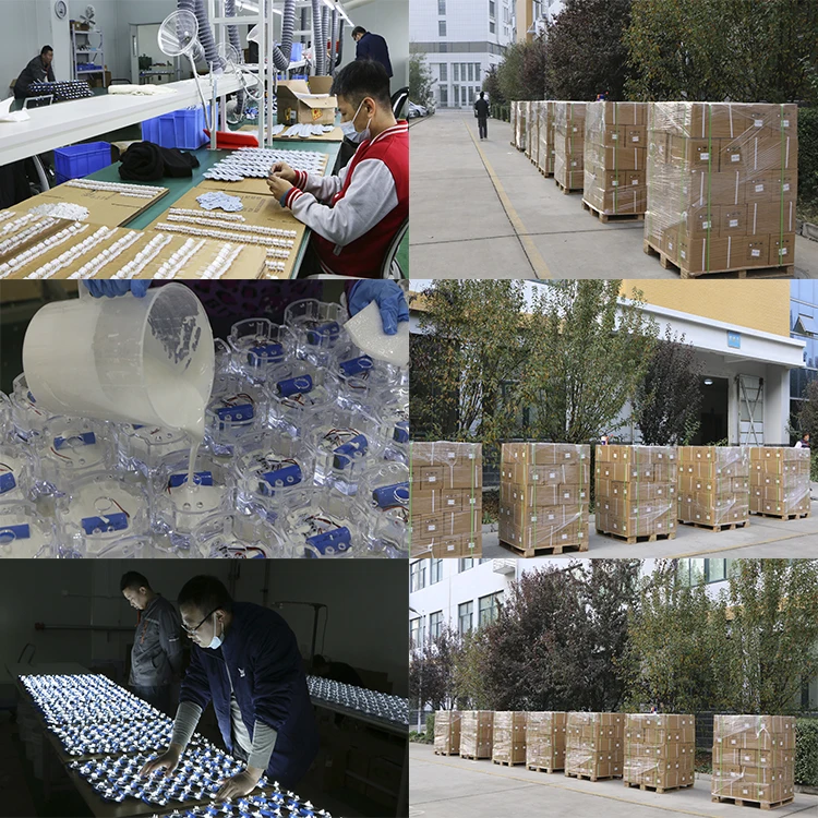 Steady Mode Solar Powered Traffic Lane Marker Waterproof PC and Aluminum Road Stud