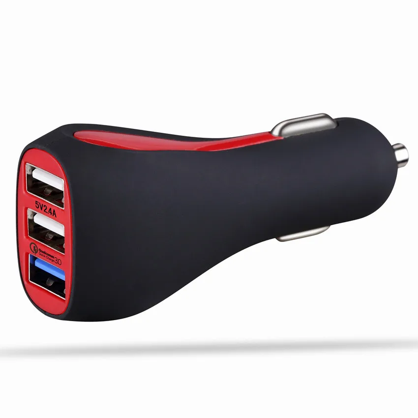 Private Model Hot selling dual port QC 3.0 car usb charger CE/FCC/ROHS usb car charger