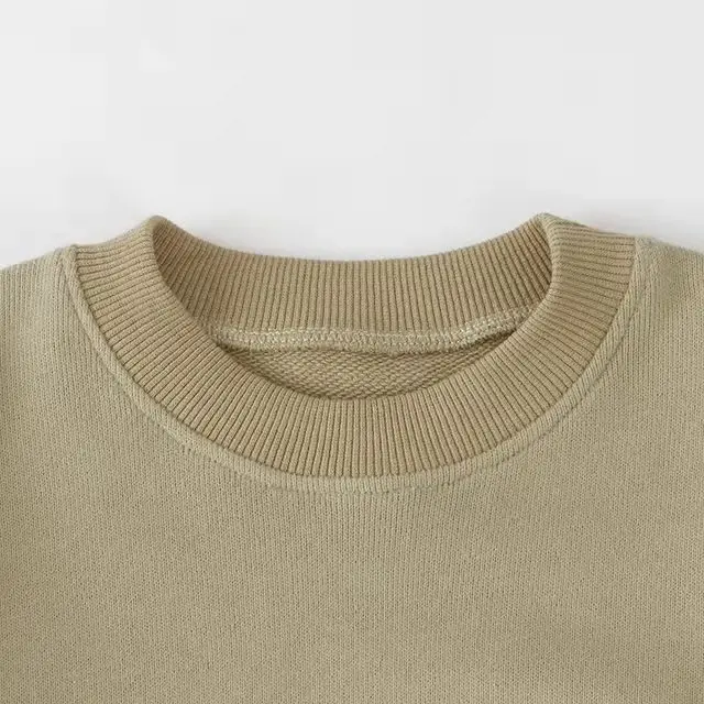 Детский пуловер, наряды, 100% хлопок, детские серые спортивные костюмы