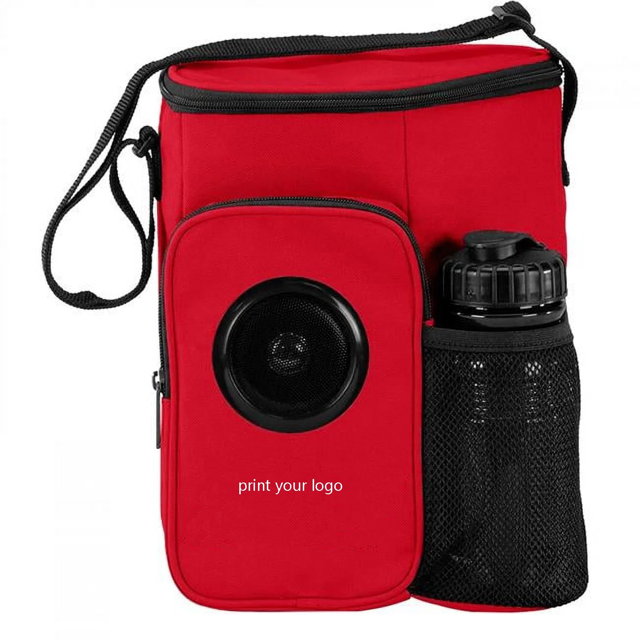 Cooler Bag with Built-in Rechargeable Wireless Bluetooth Speakers Portable Durable and Material Compatible for Smartphones