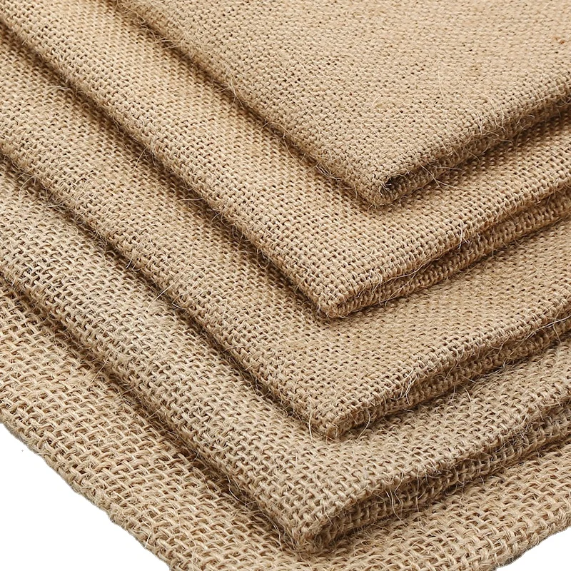 Thicken Retro Decoration Handmade Diy Old Burlap Cloth China Background Jute Table Cloth