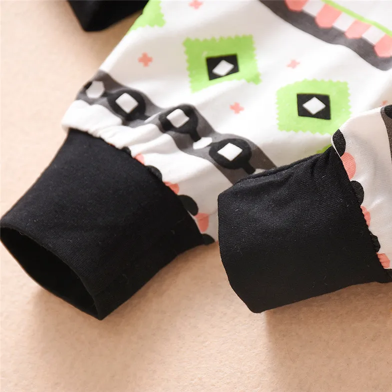  Комплекты детской одежды на весну и осень хлопковая повседневная детская одежда для маленьких мальчиков девочек Толстовка штаны комплект из 2 предметов с красивыми мультяшными буквами