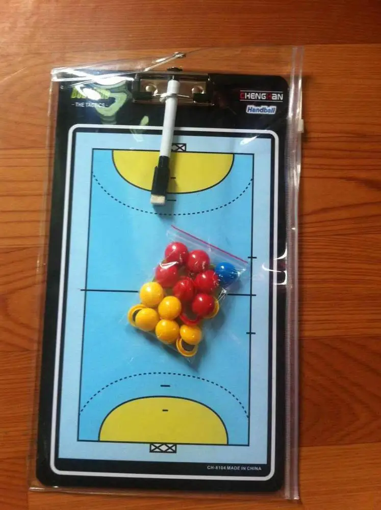 Foldable Basketball Coaching Board basketball training magnetic coaching board with pen dry erase