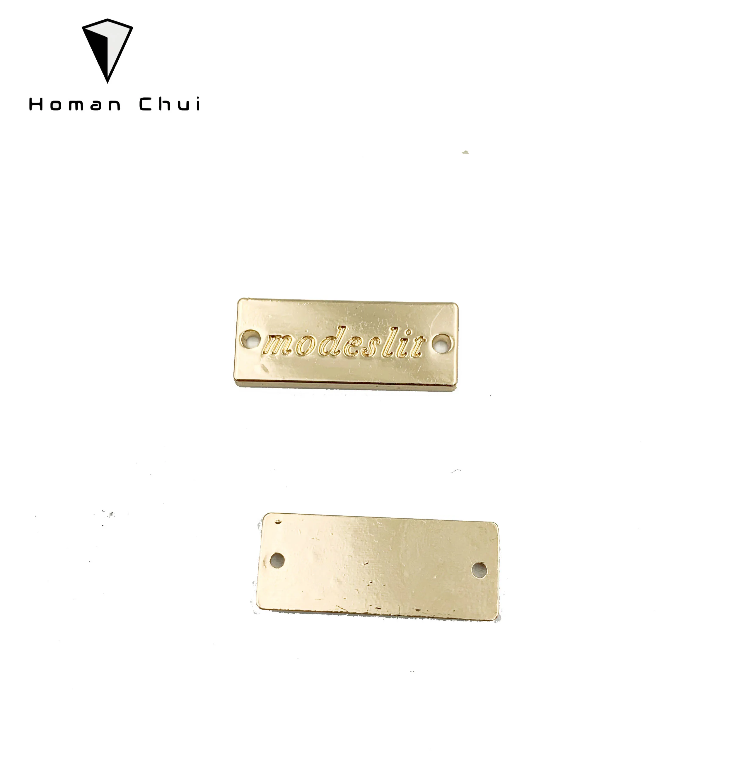 2020 new design metal label metal tag for clothing/hats/scarf