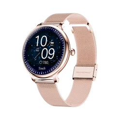 MissYou Fashionable Lady Smart Watch Lightweight Body 1.08 inch HD Screen Heart Rate Alarm Waterproof IP67