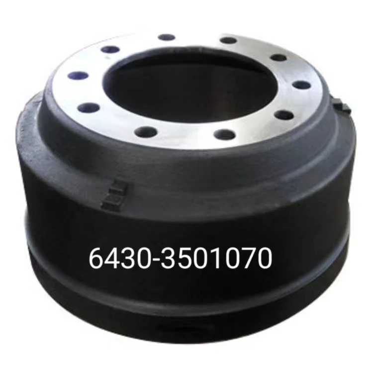 Russian MAZ KAMAZ truck parts brake drum OEM 6430-3501070