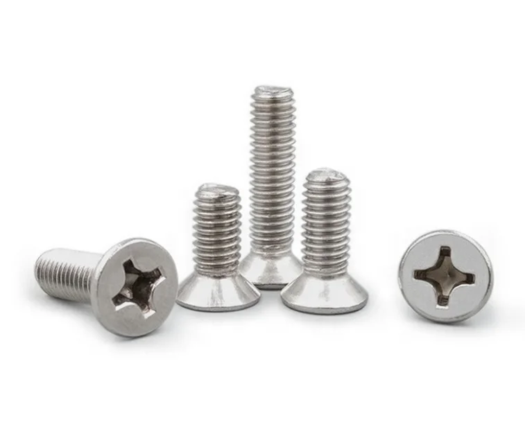 GB819 Stainless Steel Phillips Countersunk Head Micro Machine Electric Screw M1.2 M1.6 M2.0 M3