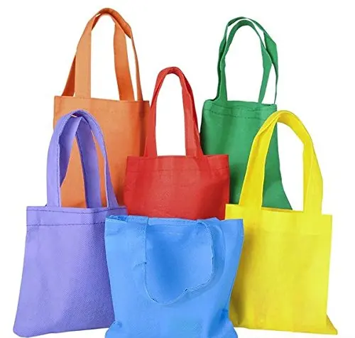 Wholesale Portable Shopping Bags Reusable Eco Friendly Non - woven Custom Logo Fabric Non woven Shopping Bag