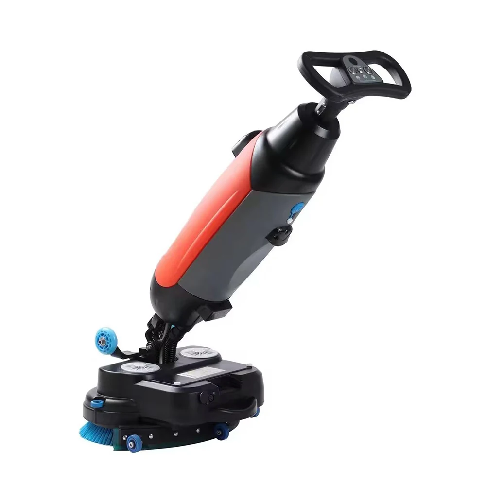 Double 8inch Commercial Small Washing Machine DM430C Mini Auto Walk Behind Floor Scrubber Dryer for Office