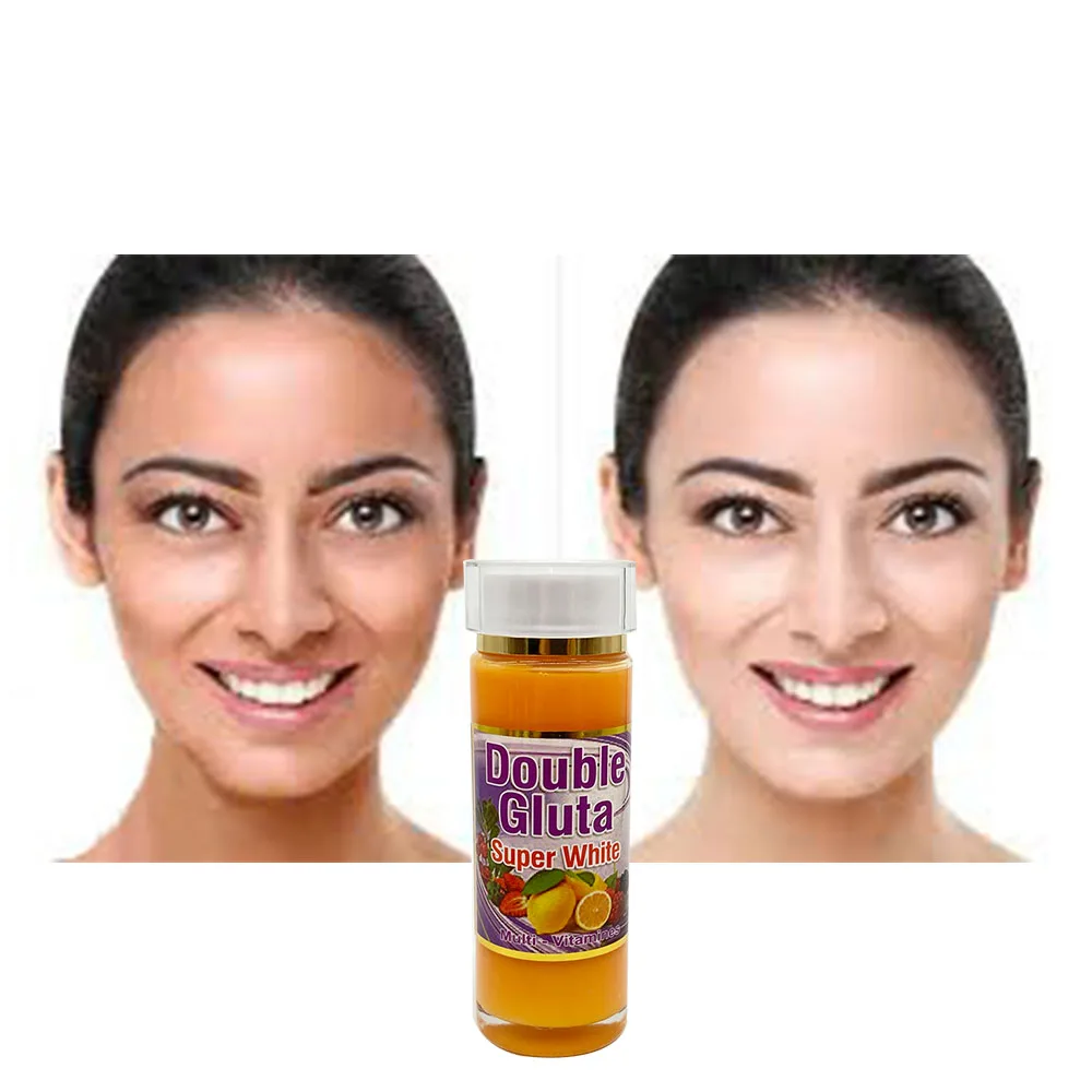Double Gluta Super Natural White Multi-Vitamines Serum for Anti Tache,Anti Viellissement Eclaircissant 120ml