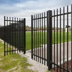 Factory Price Modern Steel Metal Fence Waterproof Palisade Fence For Outdoor