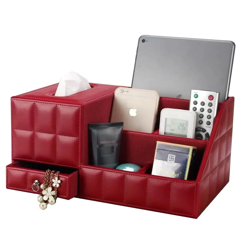
TV remote control storage box living room creative European home desk coffee table multi-function napkin tissue box 