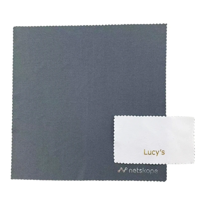 Customize Logo Gold Stamping Silver Stamping Logo Lens Cleaning Cloth Glasses Polishing Soft Cloth Cellphone Wiping Cloth