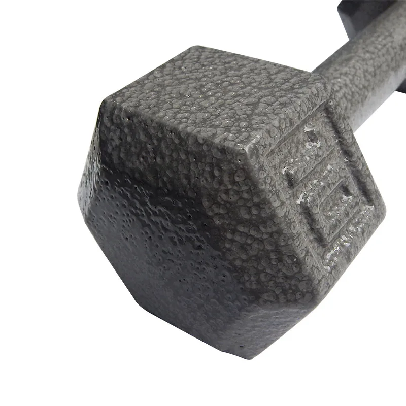 10LBS  High Quality Painting Cast Iron Dumbbell With Chrome Handle