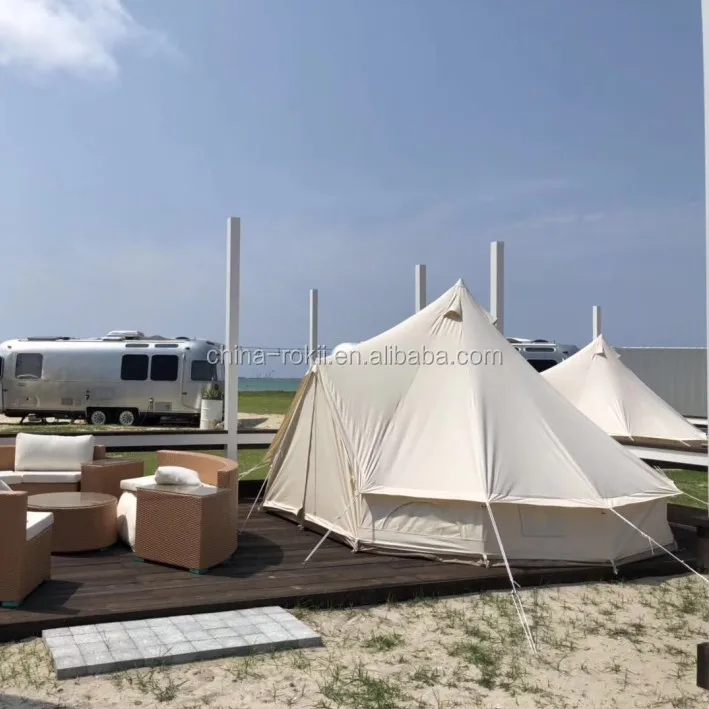 4M Glamping Bell Tents for Boutique Camping and Occasional Family Camping Trips and Festivals