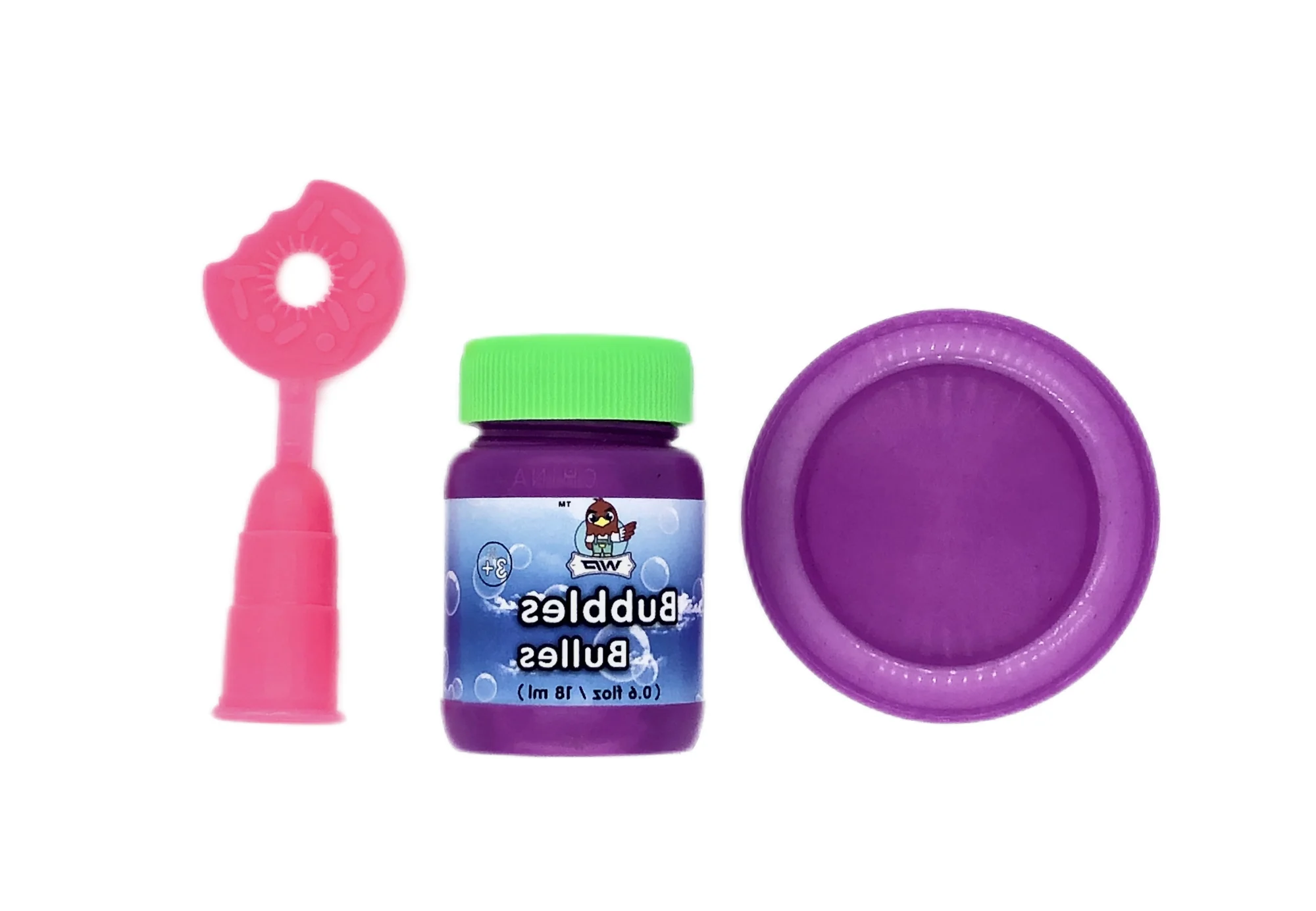 Factory directly Sales Donut Shape Bubble Toys Blowing Bubbles Water Toy Bubble Wand