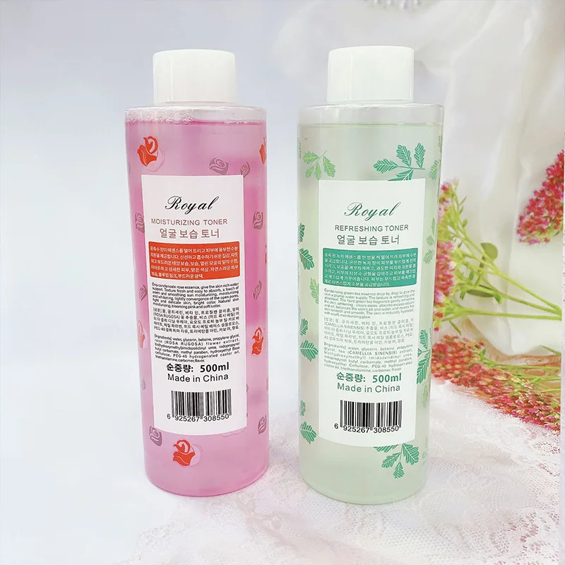Wholesale Rose Water Toner Beauty Skin Care Face Moisturizing Hydrating Whitening Smooth Shrink Pores Skin Toner