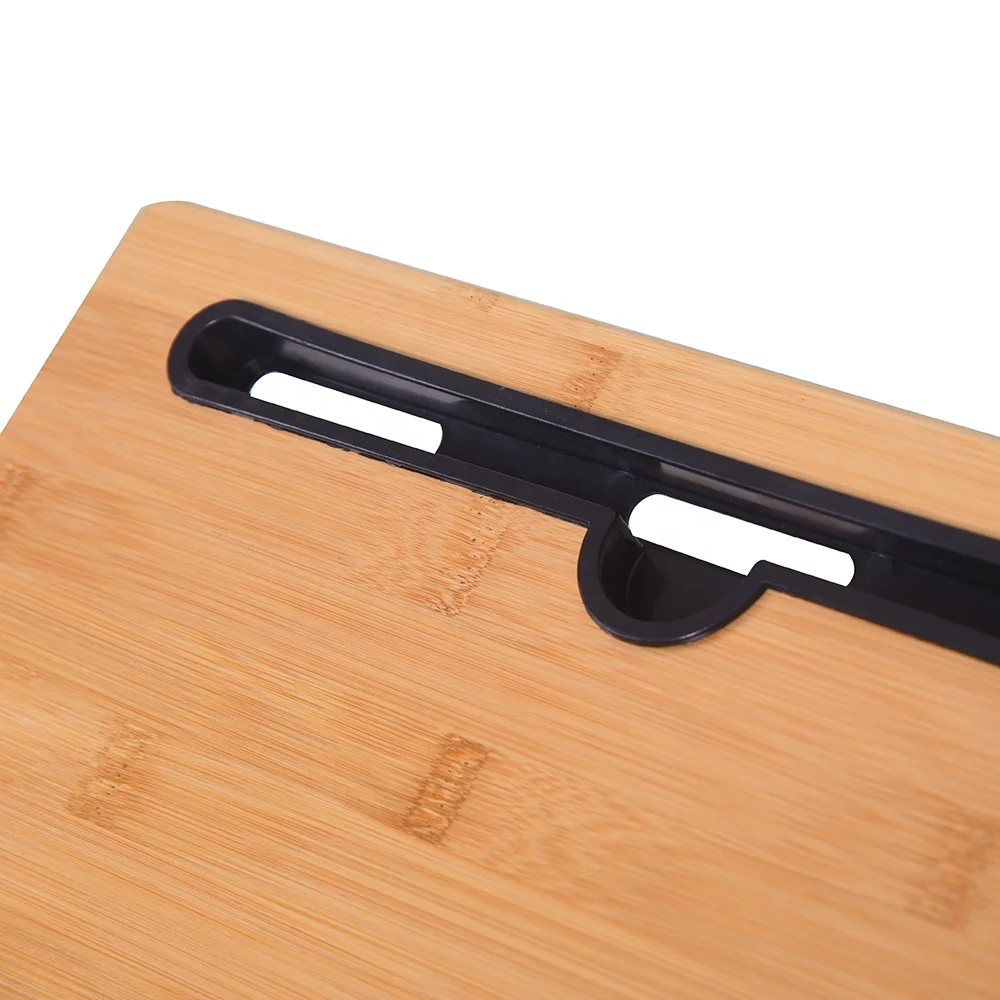 Adjustable Laptop Stand Portable Laptop Desk with Drawer Folding Legs Laptop Table for Bed